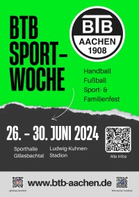 Plakat BTB-Sportwoche 2024