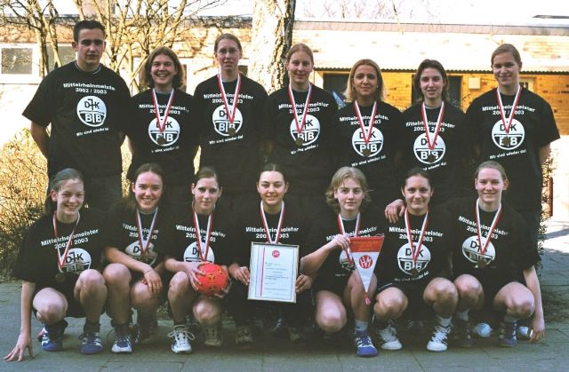 Meisterteam BTB weibliche B-Jugend 2002/2003 (68 kB)